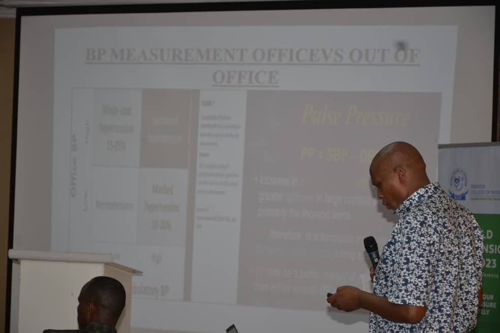 Prof Jules Kabahizi presenting on optimizing medical treatment in Hypertension.

#WHD2023
#Controlit