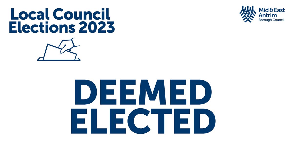 mea_bc's tweet photo. Election Results: #Knockagh
DEEMED ELECTED at Stage 4a:
- Wilson, Andrew - Ulster Unionist Party
https://t.co/CqosIlP1hd
#LE23 https://t.co/a8G46gq87q