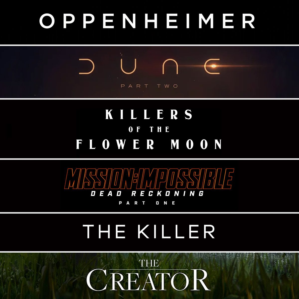 Cinema has well and truly returned. 
#Oppenheimer #Dune #DunePart2