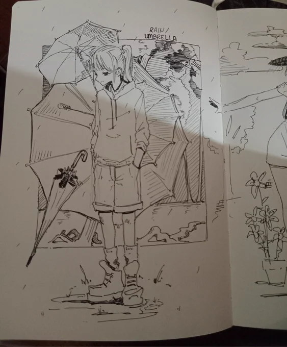 drawings while passing time in the province, i wanna draw yamada when i get home~ 🫠 