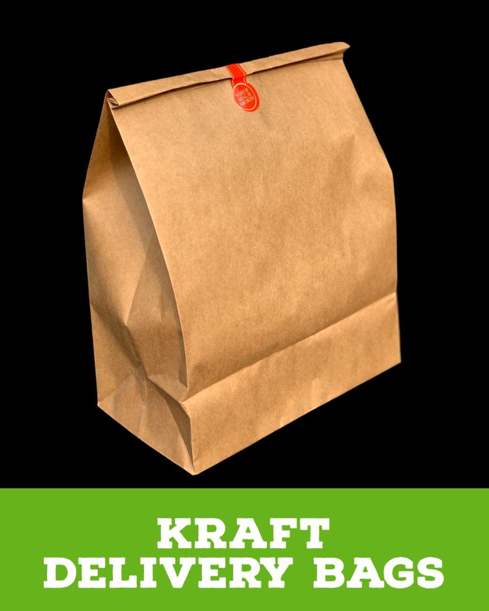 Introducing the eco-friendly solution to your food delivery needs - Kraft delivery paper bags! Made from sustainable materials, our Kraft bags are the perfect alternative to harmful plastic bags.

#kraftdeliverybag #kraftbags #takeaway #takeawayfood #takeawayfoodpackaging