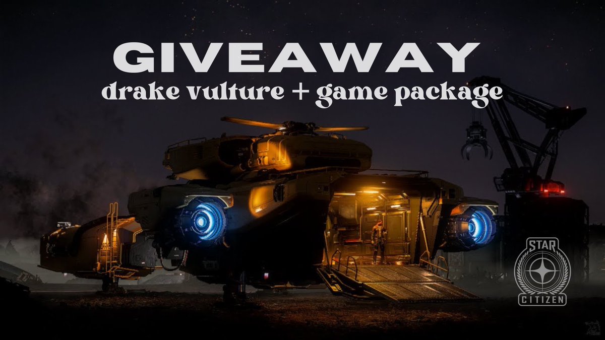 kaliwalii's tweet image. Happy 3.19 &amp;amp; Invictus Launch Week! Are you ready to salvage to your heart's content??? I'm giving away a Drake Vulture &amp;amp; Star Citizen Game Package!

To enter:
💜 like this post
💜 retweet
💜 follow me @kaliwalii

Ends 5/30
#starcitizen #giveaway