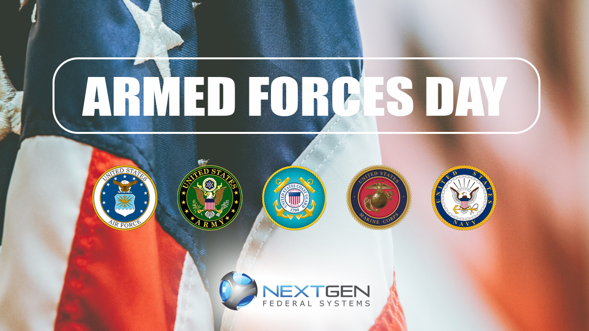 NextGenFed's tweet image. On this Armed Forces Day, NextGen pays tribute to the brave men and women currently serving or who have served in the U.S. Armed Forces. Thank you for your service in support of our country. 

#armedforcesday2022 #thankyou #military #servicemen #servicewomen #nextgenfed
