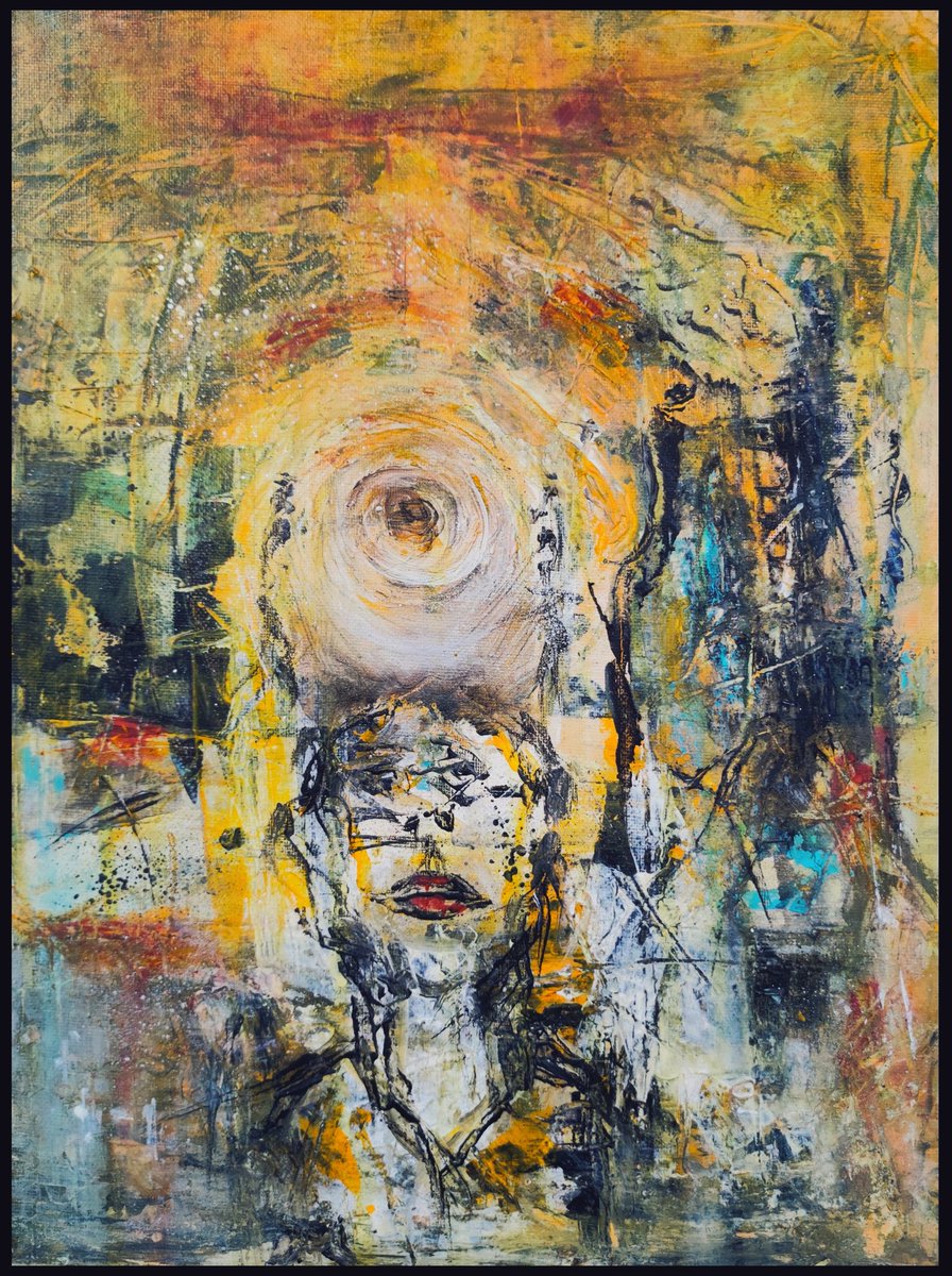 ErnestoScivoli's tweet photo. Dalla serie "SONO IO CHE GUARDO TE" -( The secret)- tecnica mista su tela cm 30x40 simulazione.#artwork #artmodern #argallery #arteitaliana #atelier #artgalleries #artlondon #artstudio #artcurator #artmagazine #artforsale #artberlin #artnewyork #artastract #artist #arternestosc https://t.co/0ot4S90YOe
