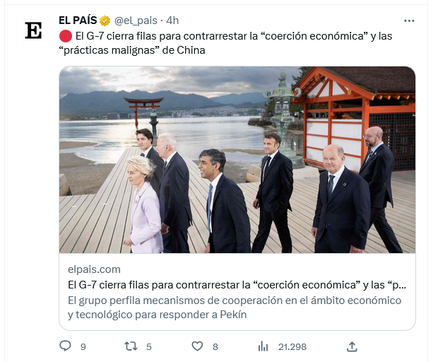 BzBroono's tweet image. - Capo ho trovato questa
- Son sette?
- Sì
- Vai

[del Prestigio internazionale e altri traguardi]
#G7HiroshimaSummit