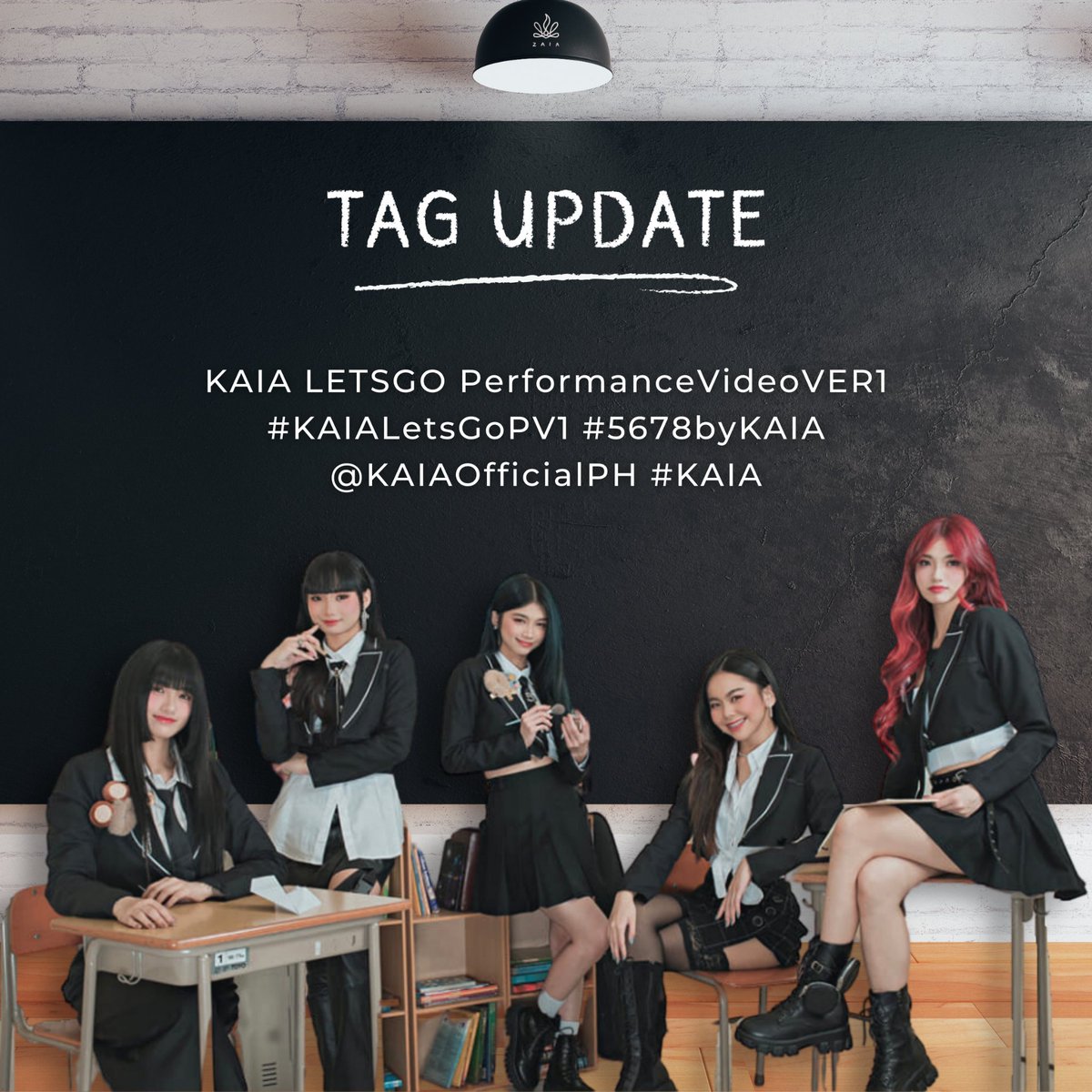 KAIA_CharicePH's tweet photo. π TAG UPDATE.
052023. 7:45 PM.
You heard @KAIA_Members right!
Thereβs a surprise: The β5678β Performance Video Ver. 1 premieres tonight!
π· https://t.co/5TJmhSbRSF
KAIA LETSGO PerformanceVideoVER1 #KAIALetsGoPV1 #5678byKAIA
@KAIAOfficialPH #KAIA https://t.co/9KqTQh4DKL