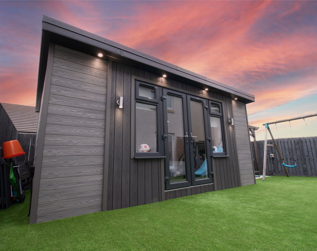 Throwback to this wonderful garden room made using our composite cladding, by the very talented Garden Rooms by Homewise! 🤩

#gardenbuildings #workingfromhomelife #gardenroom #homeoffice