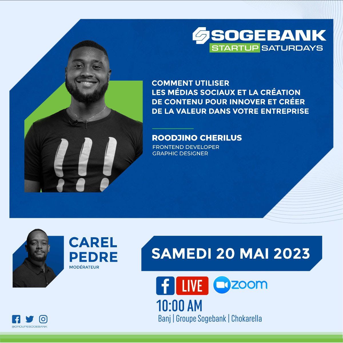 roodjinocherilu's tweet photo. Rejoignez-moi à la 28e session de #SSS pour découvrir comment les médias sociaux et la création de contenu peuvent booster votre entreprise.

Apprenez les stratégies gagnantes pour innover et créer de la valeur. Ne manquez pas cette occasion d'apprendre et de s'inspirer ensemble! https://t.co/785wJ8Ic21