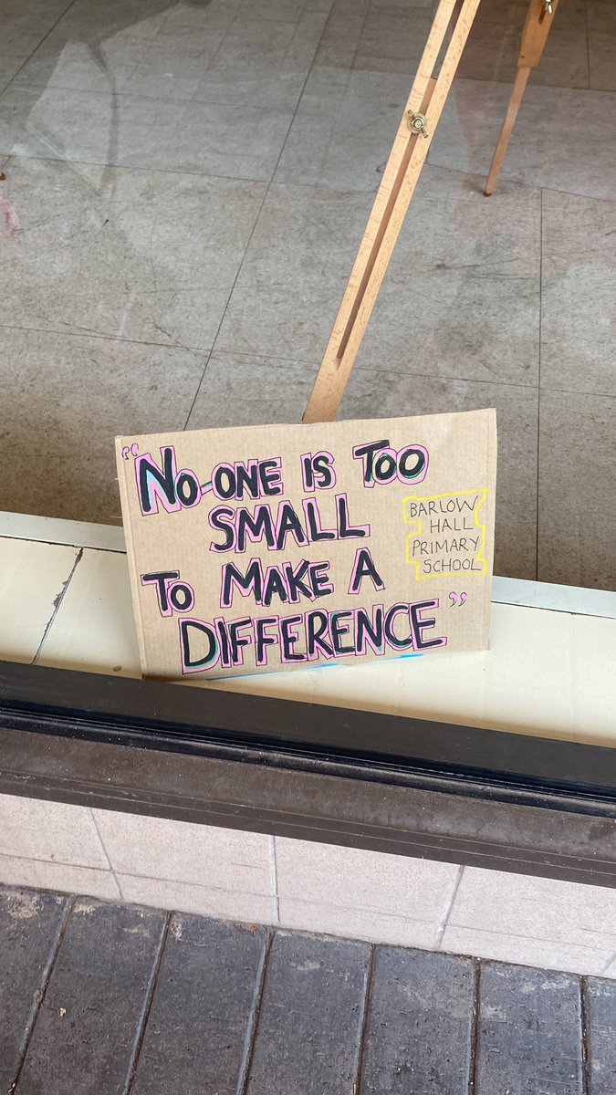civicandsocial's tweet image. Great exhibition down at #chorlton cross precinct. Children yet again, this time from @barlowhallpri ages 5 and 6 begging us adults to take care of their planet. 
#ClimateEmergency #tooslow