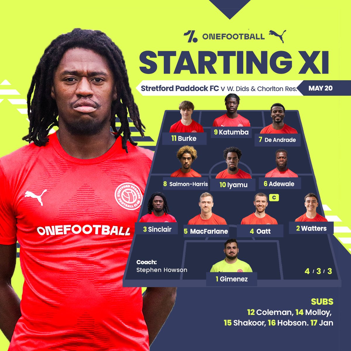 🚨𝗧𝗘𝗔𝗠 𝗡𝗘𝗪𝗦🚨

Here is your final 𝗦𝘁𝗮𝗿𝘁𝗶𝗻𝗴 𝗫𝗜 of the 𝟮𝟮/𝟮𝟯 𝘀𝗲𝗮𝘀𝗼𝗻 brought to you by <a href="/OneFootball/">OneFootball</a>. A strong side to finish that sees Salmon-Harris return 

Get all your latest updates, scorers, news &amp; more!

Download for 𝗙𝗥𝗘𝗘 buff.ly/3OGm9Re