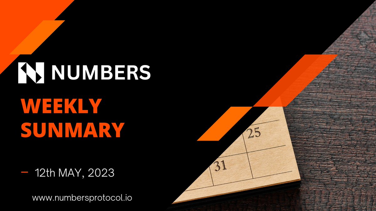 As an investor it's essential to keep in check the protocols' recent developments & future plans. 

Numbers weekly & monthly letters give overview on the same. 

Here's the weakly summary from #NumbersProtocol 

#WeeklySummary #Web3 $NUM #NUMARMY