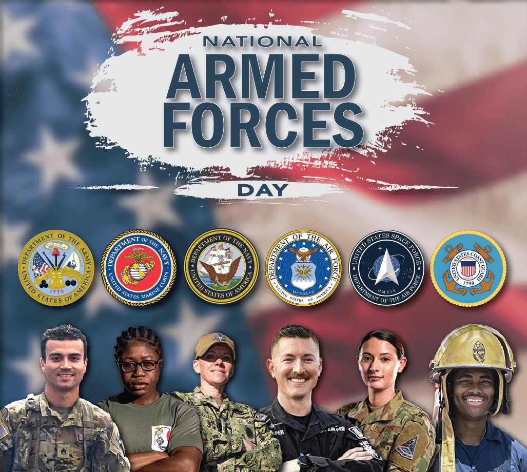 Thank you to all those who've answered the call to serve our great nation. We salute you! #NationalArmedForcesDay #BeMoore