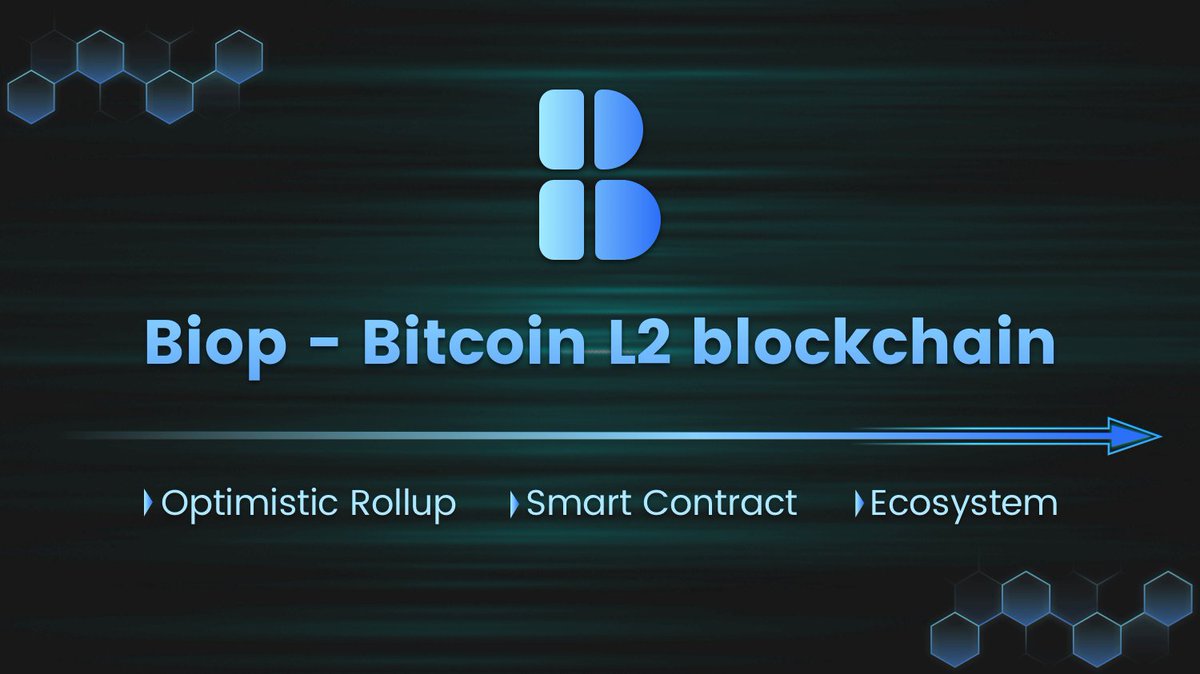 💡#Biop is the 1st public blockchain based on #BRC20
💡#Biop is the 1st Bitcoin L2 blockchain based on Optimistic rollup protocol.

🎁#Airdrop 100U $BIOP to 10 people
✅Follow <a href="/BiopDAO/">Biop | Bitcoin L2 | BIP-420</a>, RT + your #BTC address + tag 3 friends

#BRC20 #BRC20Airdrop #BTCL2