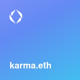 karma.eth bought for 4.20 ETH (7,623.59 USD) on Opensea  #ENS #Web3Names #EnsNames  

opensea.io/assets/ethereu…
