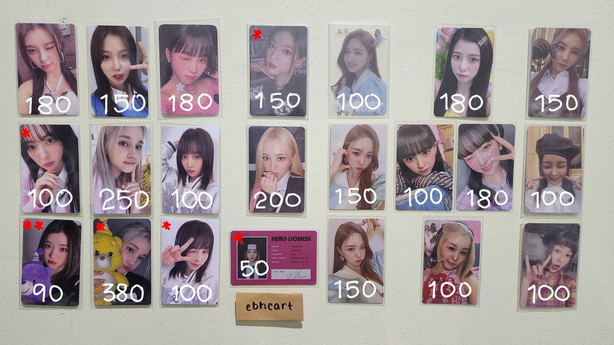 ebhcart's tweet photo. wts lfb ph

💕 kep1er photocards

~ price on pic
~ prio getting 2 or more
~ dm/reply for more info

no asterisk = clean
* = minor marks/dents or manu defect
** = damaged 

🏷 pc first impact doublast troubleshooter lovestruck yujin xiaoting mashiro dayeon bahiyyih hikaru yeseo https://t.co/zvQ0k4JloY