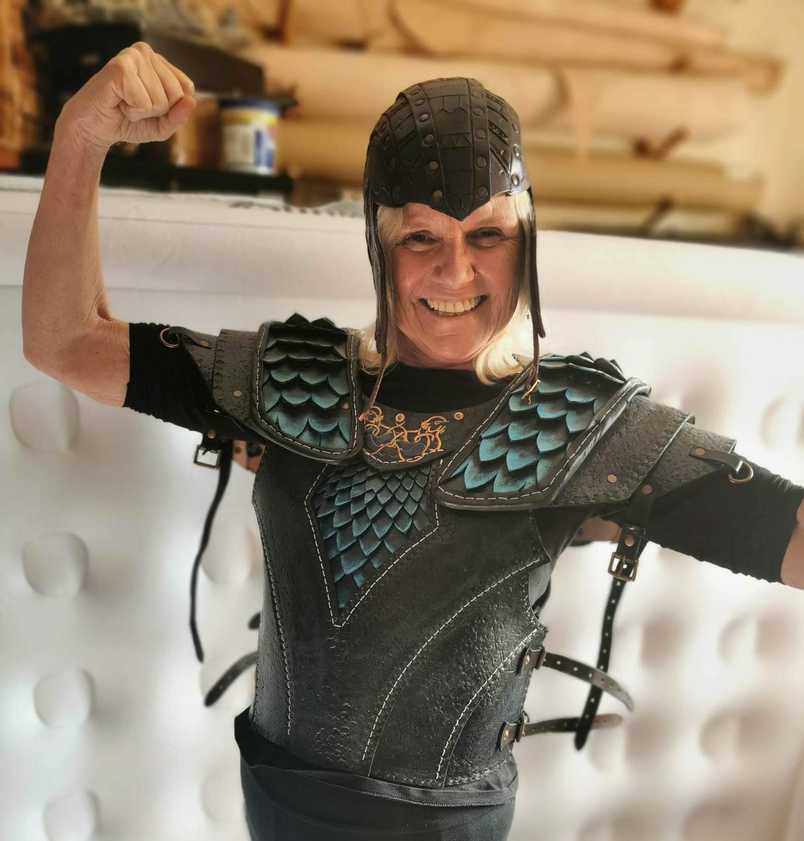 Julie Skentelbery (@skentelbery) on Twitter photo I am probably too old to dress up as a warrior but who cares? Life has given me enough battle scars to claim the title! Armour borrowed from <a href="/TheSmokinSmithy/">James Lucas</a> & <a href="/Skenterly/">Charlie Lucas - Cornish_Valkyrie / little wave</a> I am probably too old to dress up as a warrior but who cares? Life has given me enough battle scars to claim the title! Armour borrowed from <a href="/TheSmokinSmithy/">James Lucas</a> & <a href="/Skenterly/">Charlie Lucas - Cornish_Valkyrie / little wave</a>
