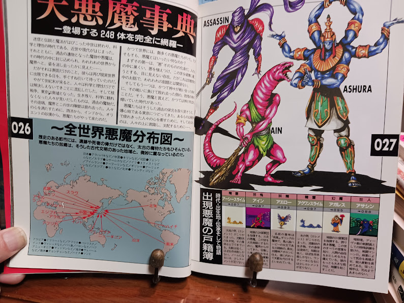 真・女神転生Ⅱ悪魔大事典 : Super famicom SFC 真・女神転生 悪魔全書