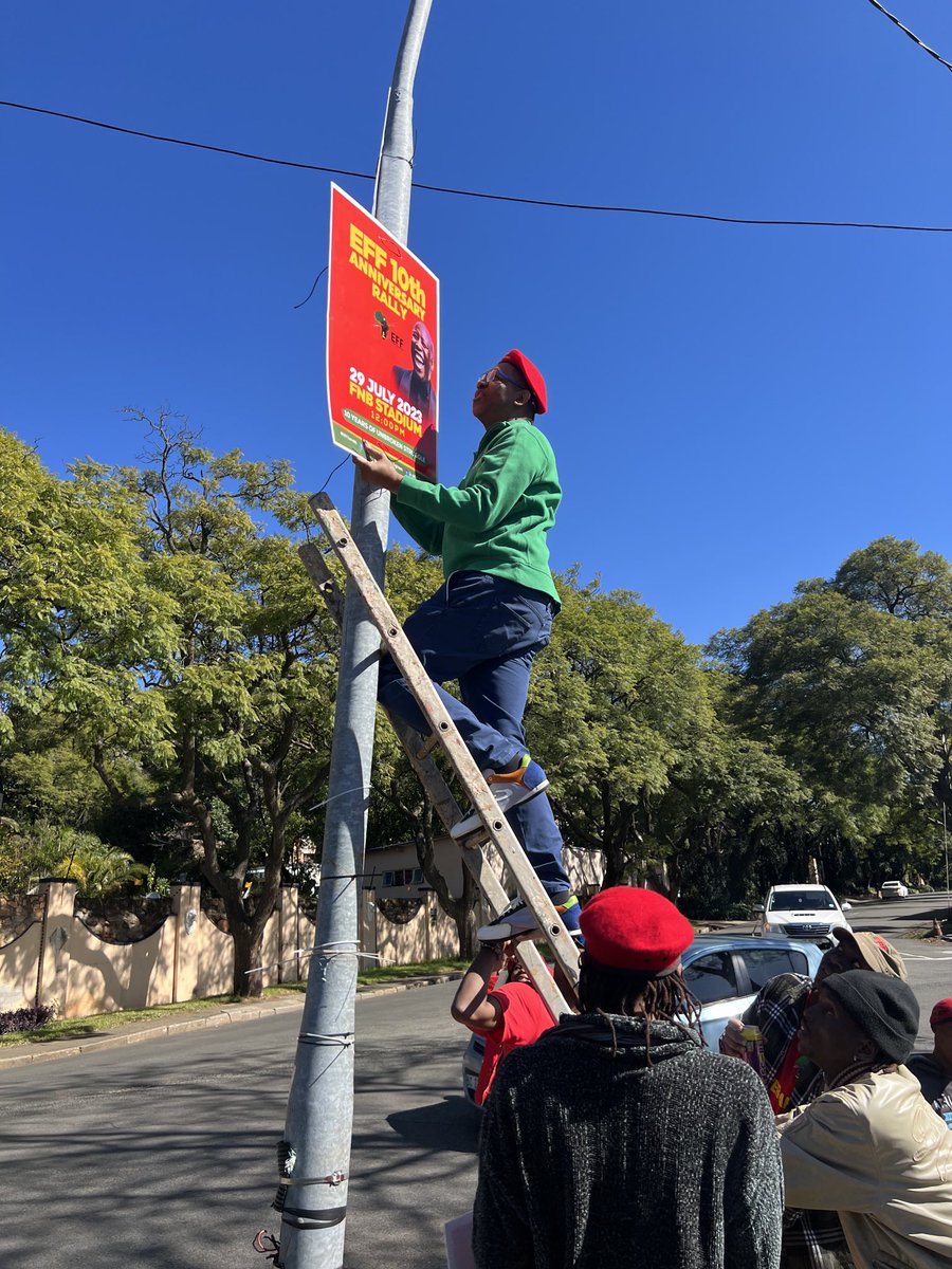 Dali Mpofu on Twitter "Its postering weekend in my branch Johannesburg