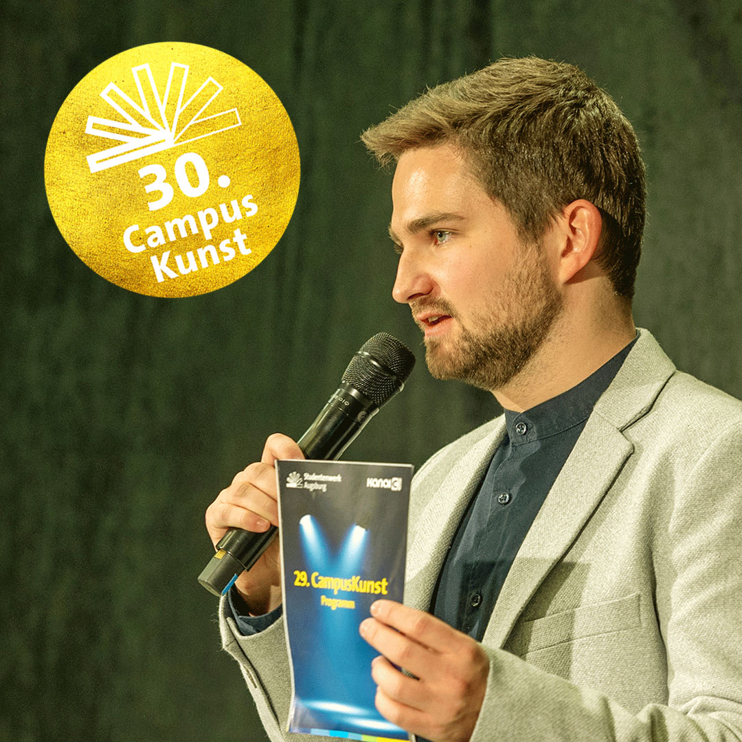 Das wird ein unvergesslicher Abend: Die 30. CampusKunst am Mittwoch, 24. Mai 2023 um 19.30 Uhr in der Mensa an der @HS_Augsburg  !