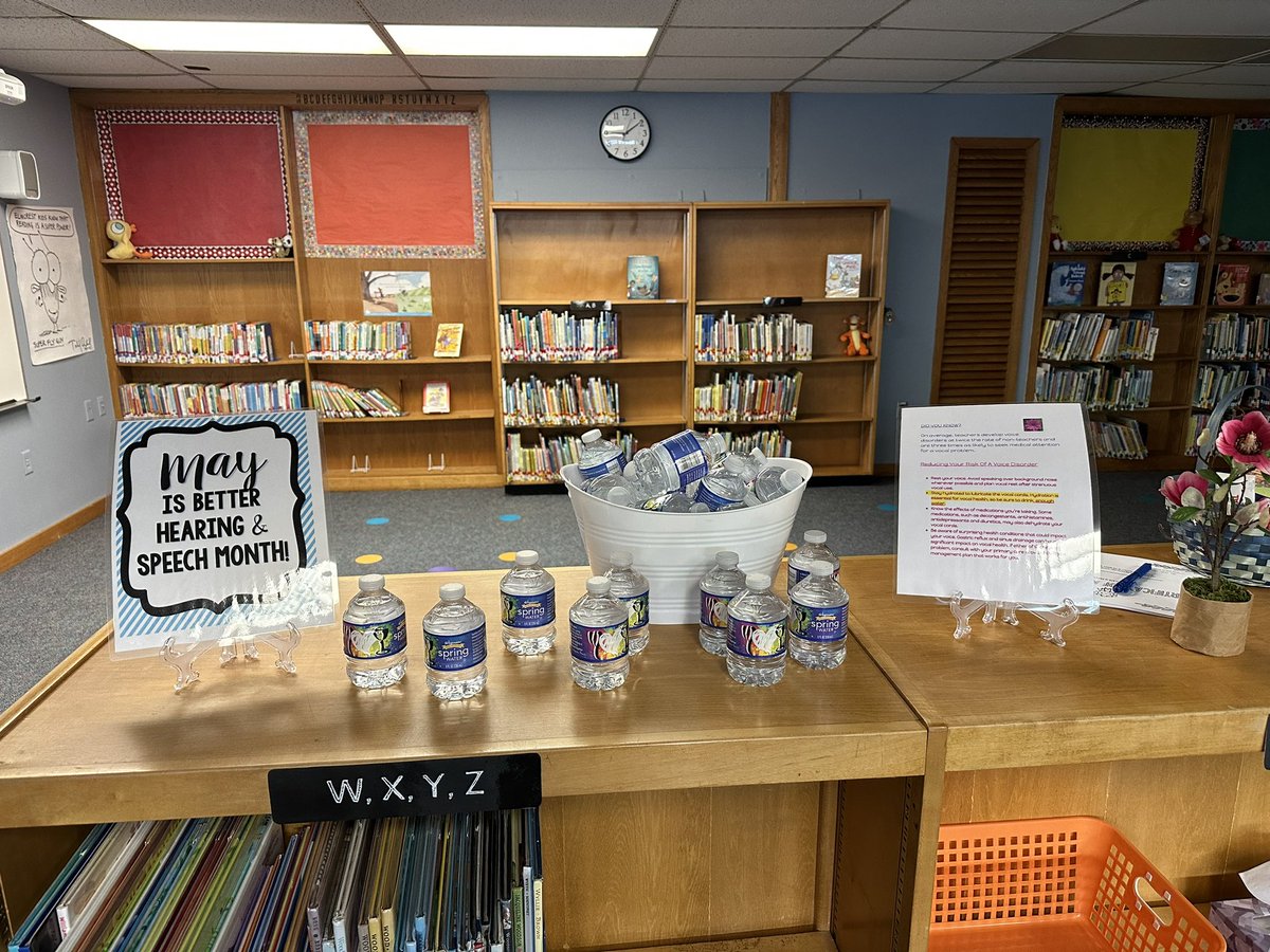 EEpsychologist's tweet photo. We had a Mindful Morning during a mental health month! Adults took time to relax and color before starting the day.  Also, celebrating better speech and hearing month for our amazing Speech Pathologists! https://t.co/pg8fjpvM5E