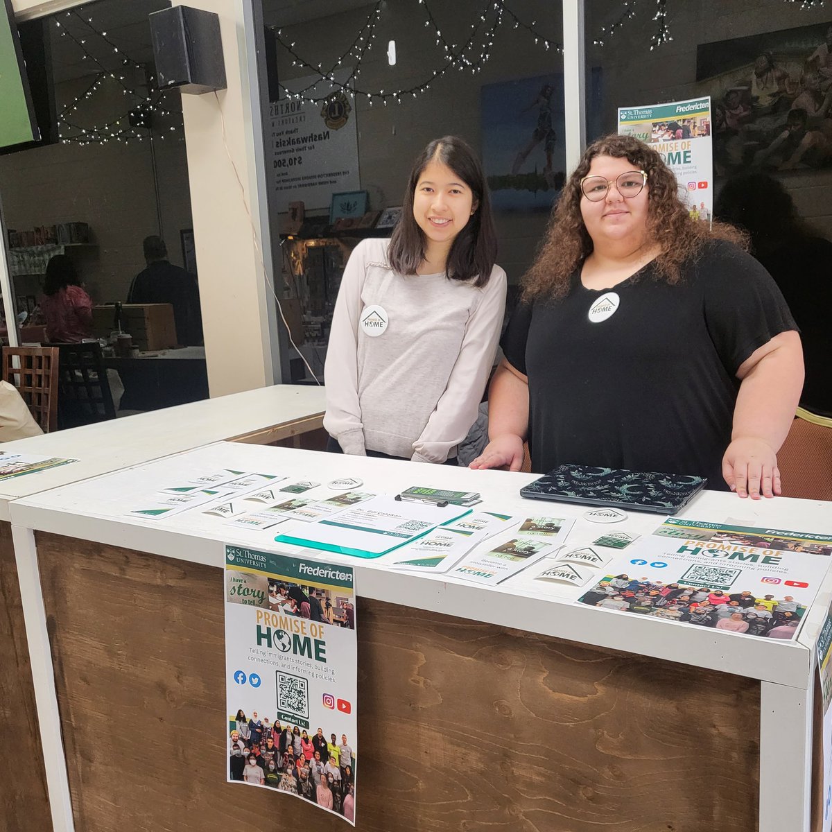 promise_home's tweet photo. We are the North Side Creators Market, come say hi! We will be here till 4 pm. 

#community #fredericton #cityoffredericton #stu #ihaveastorytotell #storiesofhome #communityevent https://t.co/OZM8UdsaBx