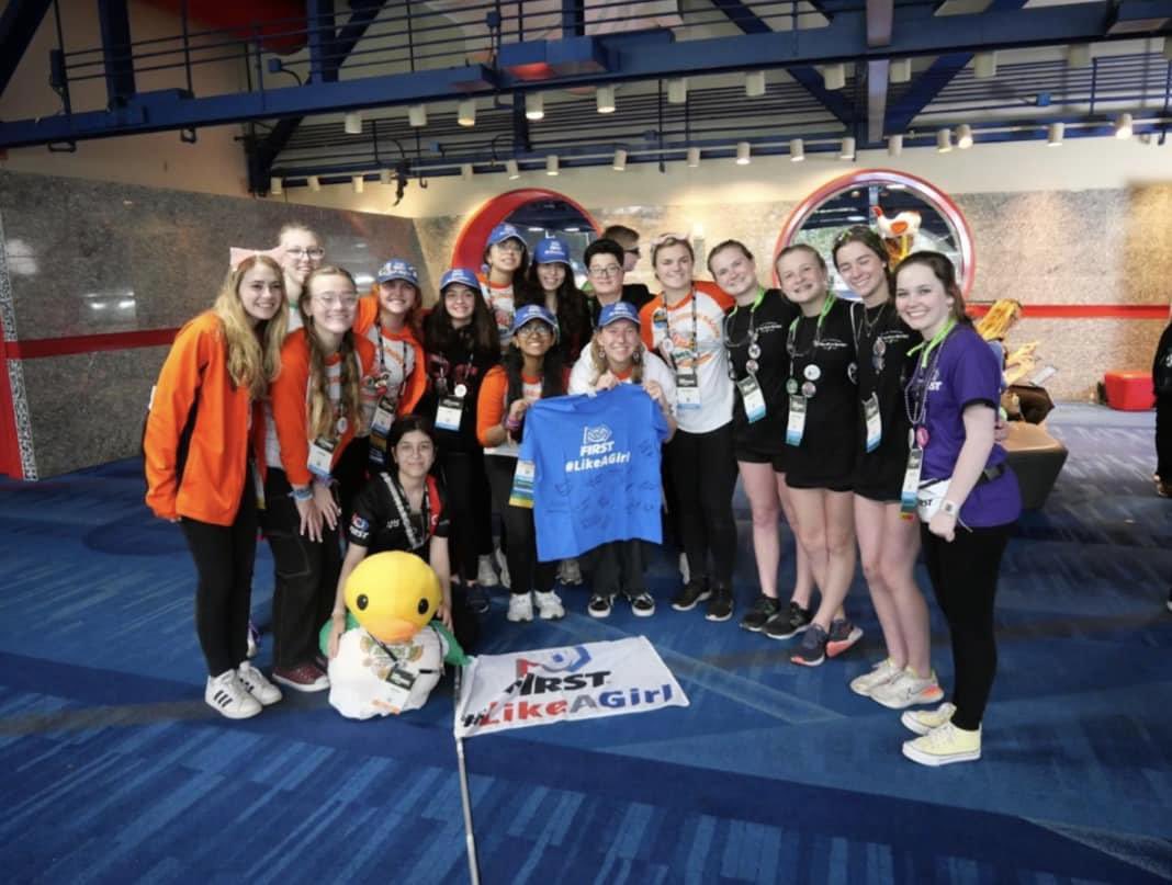 As the 2023 season comes to an end, we would like to reflect back at the World Championships!

We finished ranked 31st and joined alliance 5 led by <a href="/FRC900/">The Zebracorns</a>, 179 and 8592. We were also given the Judges’ Award for our division! 

Thank you sponsors!

<a href="/FIRSTweets/">FIRST</a> 
<a href="/firstlikeagirl/">FIRSTLikeAGirl</a>