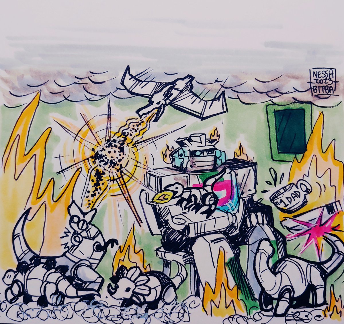 Wheeljack & the dinobabies
Expectations vs reality
#Maccadam #Transformers