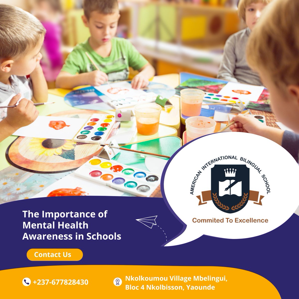 Mental health matters as much as academic success. Prioritizing it helps us overcome challenges, break stigmas, and promote positive habits. AIMBS School values mental health, providing dedicated counselors for confidential support, guidance, and coping strategies.