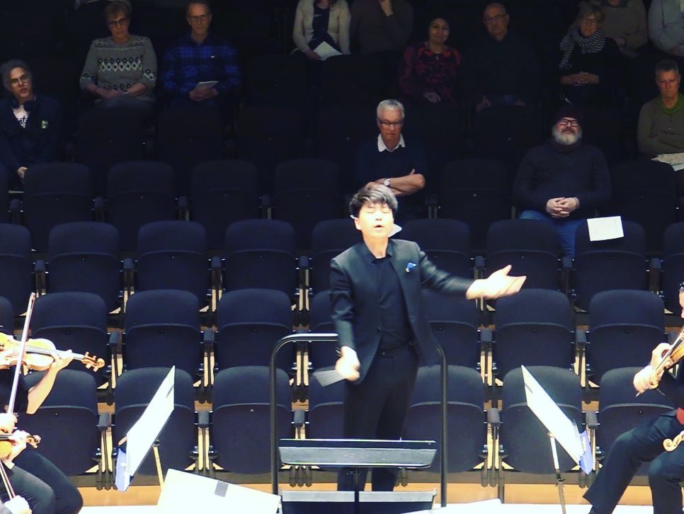 jasonbae1029's tweet photo. Brahms 2 with Norrrlandsoperans Symfoniorkester. 1.30am and sun is still up. Incredible. [17 May 2023] https://t.co/ctlnROWXQG