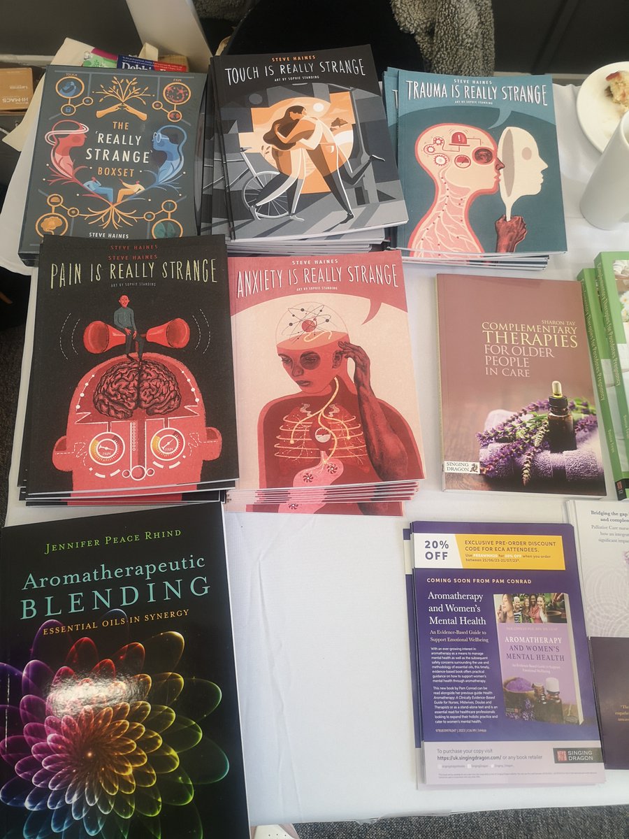 It's been a pleasure to attend the Essence of Aromatherapy conference this year. 

We're blown away by the interest in our titles and our newest release 'Integrating Clinical Aromatherapy in Palliative Care' by Carol Rose.

#aromatherapy #eca2023