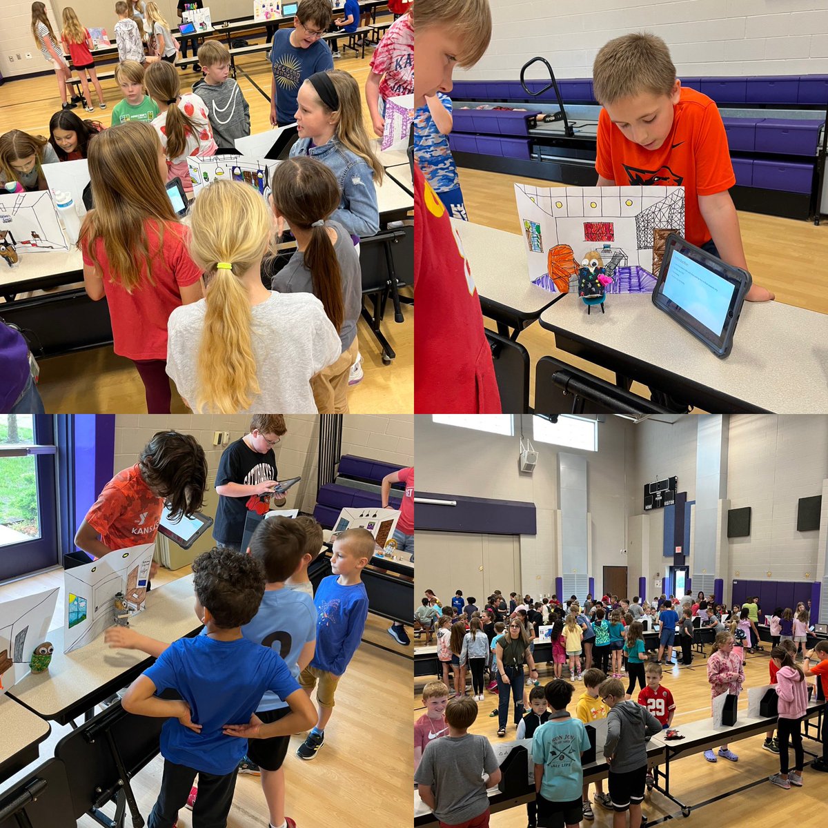 MrsStilestech's tweet photo. 5th graders researched careers in library, interviewed a professional via email and put together a Keynote presentation in technology, &amp; created a room design in art. They made a potato into a professional and presented to the younger students! @USD_232 #BEBulldogs https://t.co/f16GWIGXrt