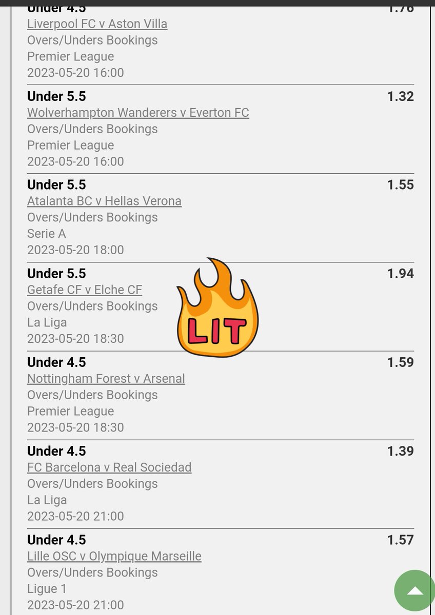 I just placed a bet with Betway. Tap here to copy my bet or search for this booking code in the Multi Bet betslip X4E359ACE betway.co.za/bookabet/X4E35…
Bookings full match