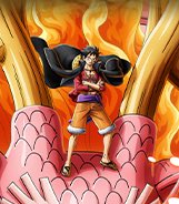 Treasure Map Dragon Momo, but what’s most important is that there’s Luffy on the art, too!! 😍😍🖤🖤🖤🖤🖤🖤🖤 Top 1, the coolest, my Pirate King. 🖤🖤🖤