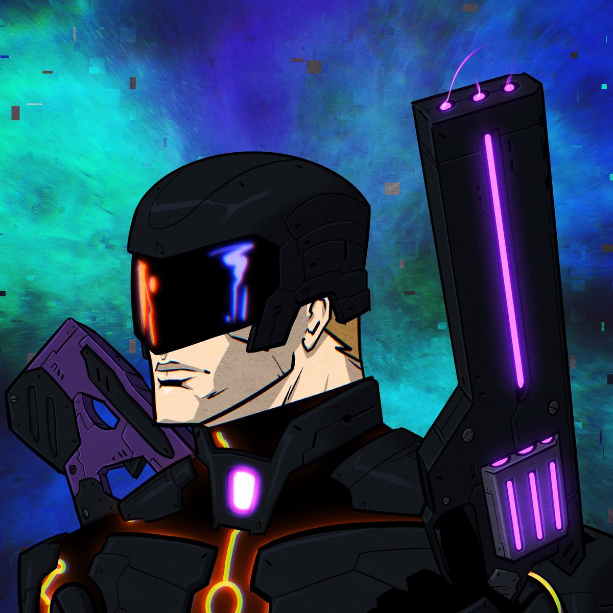 shellsignal's tweet photo. Cyborg Cops x Cyborg Criminals. Who you got? 💯
Aside from the fact that these guys give you access to our P&E Game, they look already super dope as NFTs, right? 😏
#CHVerse serving some fresh art yet again. Not just art this time though. Watch out! 🦾
#HBARNFT #HederaNFT https://t.co/In6pM6JkLQ