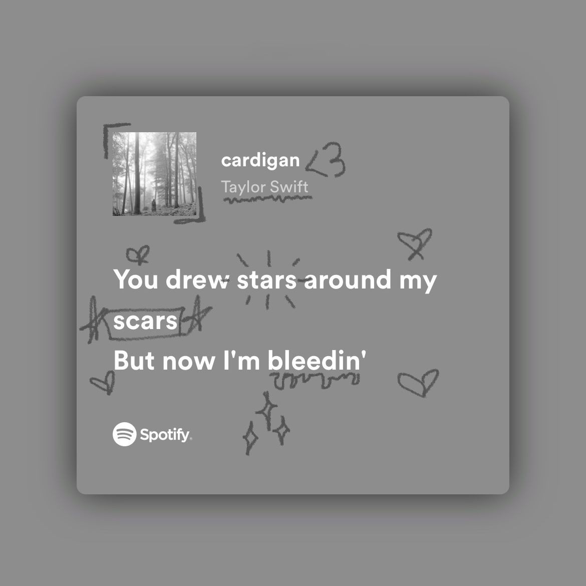 you dress stars around my scars ♡