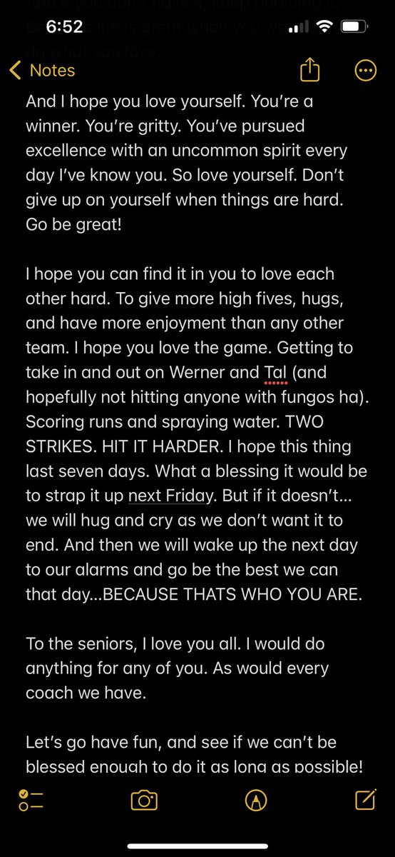 I know a lot of people see the passion and don’t like it, but most people don’t know my story/our story. The passion is just the love for competing and the love for our guys.

But this is also our story. The message to the team before the state tournament ⬇️⬇️⬇️

#ENGLUE