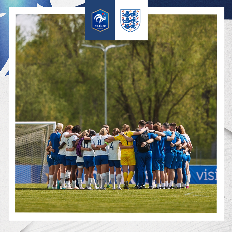 Lionesses's tweet photo. Mari Ward scored with a stunning strike as our #YoungLionesses had to settle for a draw against France. 👏