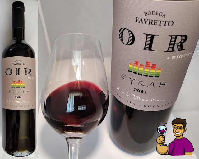 fabianmitidieri.blogspot.com/2023/05/oir-sy…
Austero Syrah patagónico desde Villa Regina (Río Negro) de aromas a fruta negra con toques especiados y terrosos. En la boca se comporta firme, con un correcto equilibrio y media sensación de astringencia. Cierra con cuerpo alto, rico, y persistencia media
