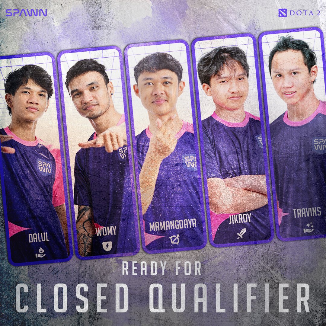 spawnteamdota's tweet photo. We are excited to announce that our team is geared up and prepared to compete in the upcoming Closed Qualifier for the Dota Pro Circuit Season 3 2023.
#SPAWNTeam #DPCSeason3 #ClosedQualifier #Dota2 https://t.co/j7yTSRAENU