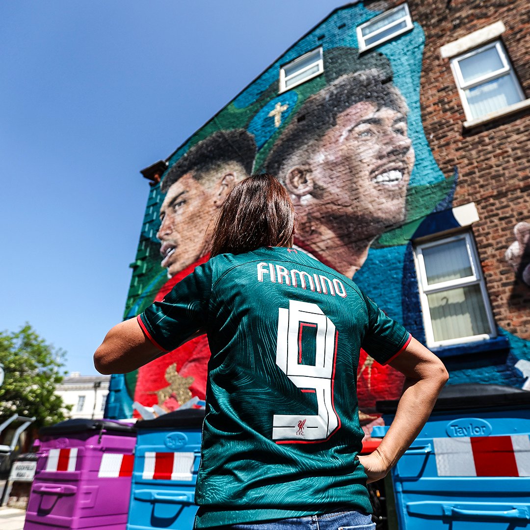 brfootball's tweet image. Ahead of Firmino's final game at Anfield... 🧑‍🎨