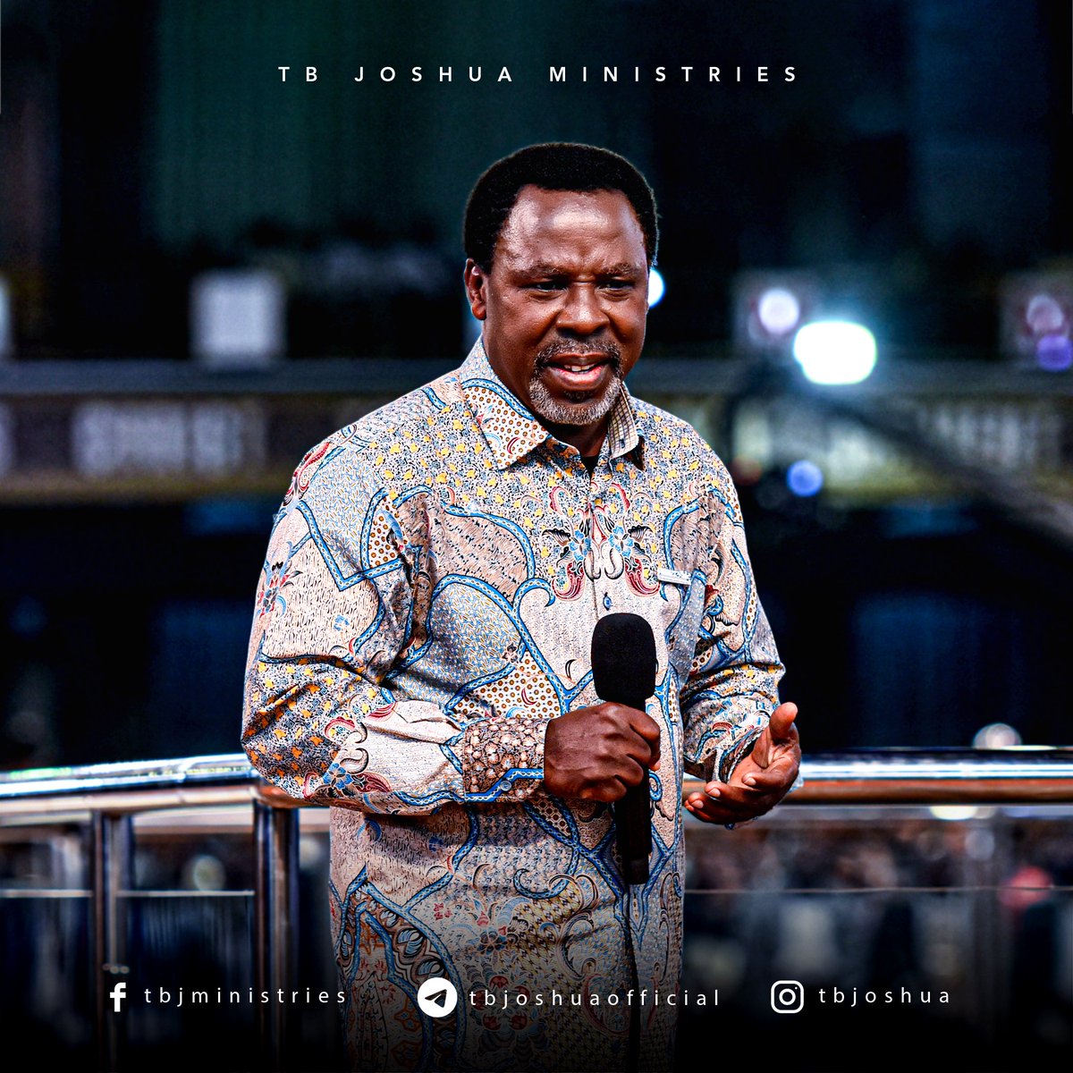 SCOANTBJoshua's tweet photo. “To learn how to hear from God after prayer is a much greater blessing than what you are looking for.” - Prophet T.B. Joshua

#EmmanuelTV #TBJoshua #SCOAN https://t.co/13dQ3qBit6