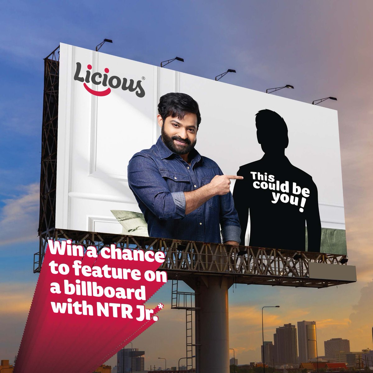 LiciousFoods's tweet photo. Tweet a dish you want to dedicate to our beloved staRRR, @tarak9999 and one lucky winner will be selected to feature next to him on a Licious hoarding! #LiciousNTRBday #HappyBirthdayNTR https://t.co/m5XLvQq4kE