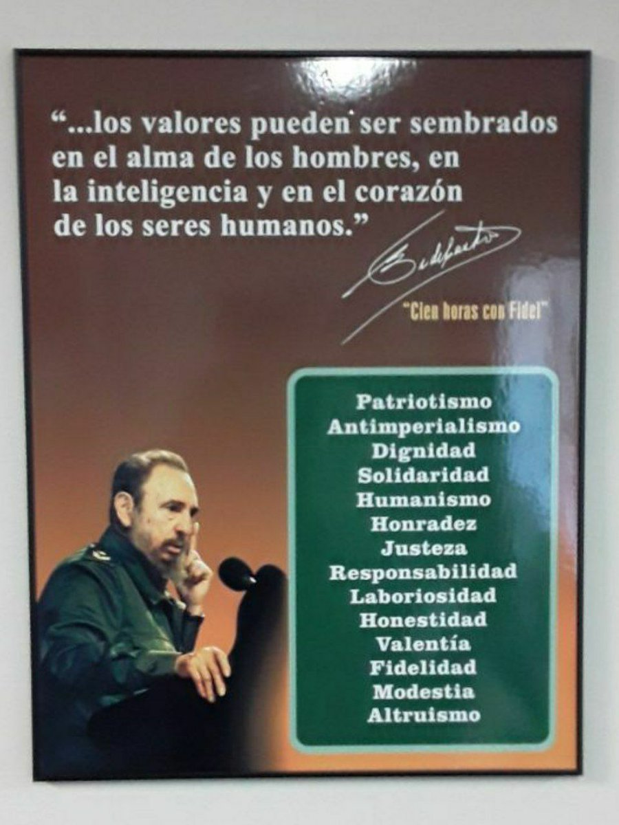 En #Cuba la formación y consolidación de valores constituye una necesidad insoslayable, fundamentalmente en la juventud.

#DinamiCuba te invita a 💬🔃❤️ compartir ejemplos de valores en nuestra sociedad actual.