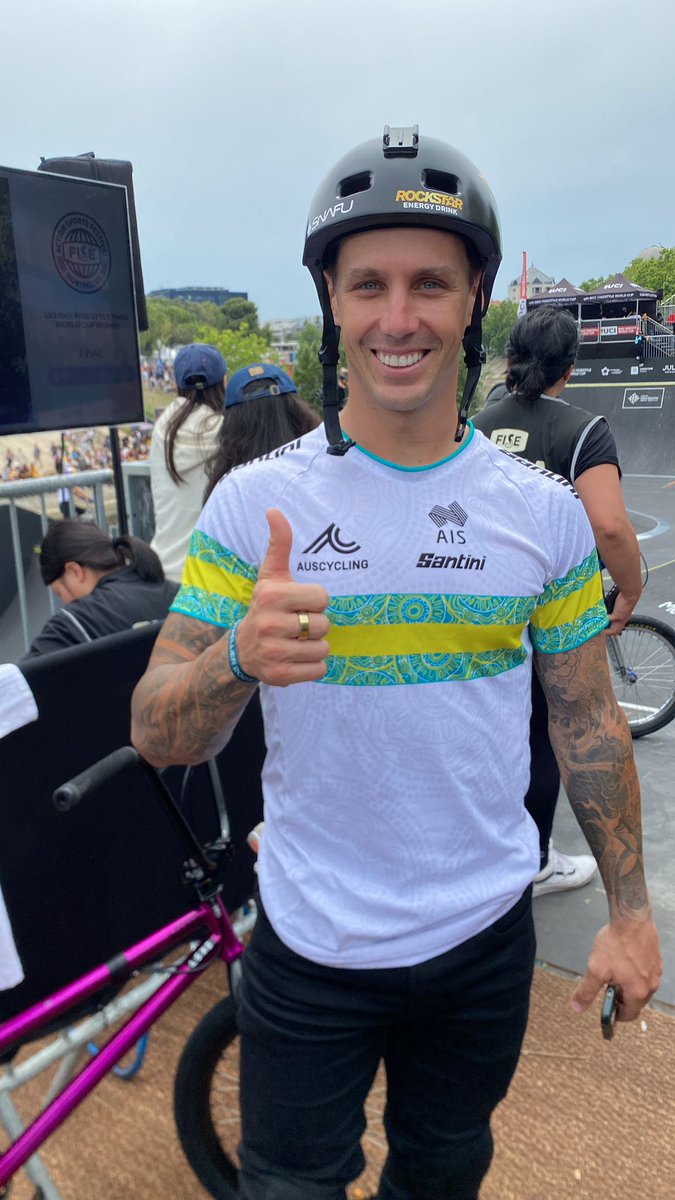 AusCycling's tweet photo. Australia has a @UCI_BMX_FS World Cup to remember, with Logan Martin taking gold and Jaie Toohey 4th overall in Montpellier.

@AusCyclingTeam • @UCI_cycling https://t.co/U1lvOmfEeD