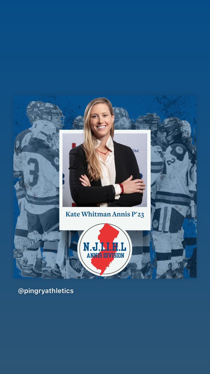 So proud of you @K_Whitman_Annis. Amazing to have your dedication to growing girls and women’s ice hockey recognized with a New Jersey Girls High School Division named after you. 🙌 @NJDevils @ThePingrySchool @colonials_nj @usahockey @CTWhaleHockey @Riveters @AtlanticDistr