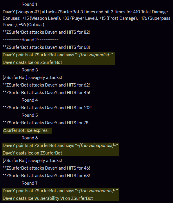 **Did you know?**
 Discord Conquest has a full spellcasting system being built? Spell topics and verbs/suffixes in a language you must learn to master :) Which I clearly haven't :)