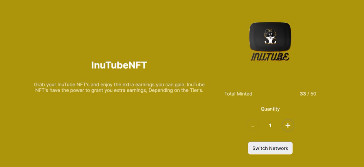 ALvinSoehendry's tweet photo. 📺💸 Lights on, profits activated! 🐶💫 $itube @InutubeOfficial transforms your video-watching experience into a rewarding adventure. 🎉💰 Don't just watch, earn while you enjoy your favorite content! 🚀✨ Join now and unleash your earning potential! #InuTube #watch2earn #itube https://t.co/A9JSHpUc24