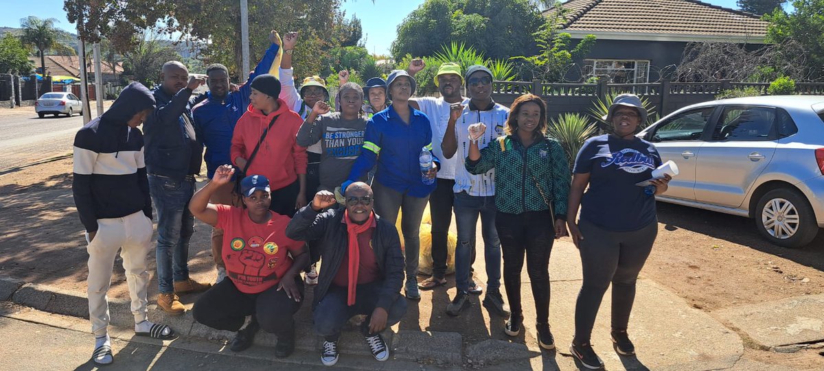 Hloni 🇿🇦 on Twitter "RT TokoMasemola ANC cleaning up the streets