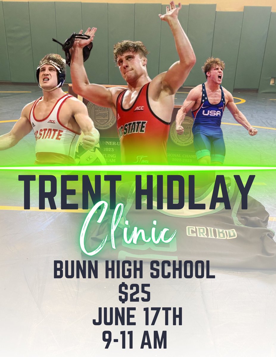 coachHaake's tweet image. Got the guy @hoagieboyhidlay coming through Bunn to help the future of the sport. Open to high school and middle schoolers. $25 for the 2 hour clinic. Let me know if you’re interested.