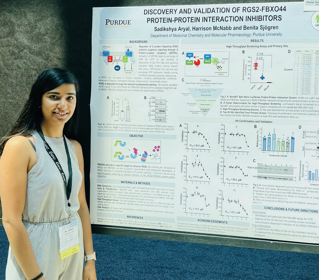 Sjogren lab grad students <a href="/sadikshyaAryal2/">Sadikshya Aryal</a> and <a href="/ShwetalTalele/">Shwetal</a> did a great job presenting at #ASPET2023